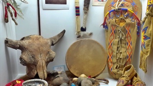 Our hallways have mini displays depicting our First Nations traditional territories, artwork by local artists, author and Registered Nurse, and a pictoral homage to our town's namesake in Didsbury, Manchester, England.