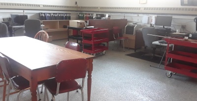 The heart of our accessioning takes place in the Archivist's Room on the third level.