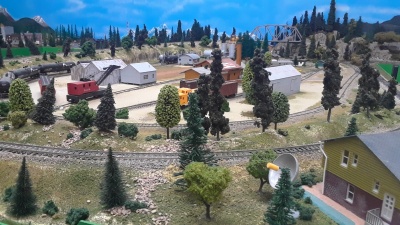 A great example of some of the train exhibits you'll find at the Didsbury Museum.