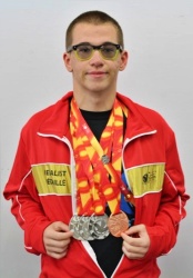 Wesley Wilks of Didsbury Alberta, son of music teacher, Teena Wilks-Trick.